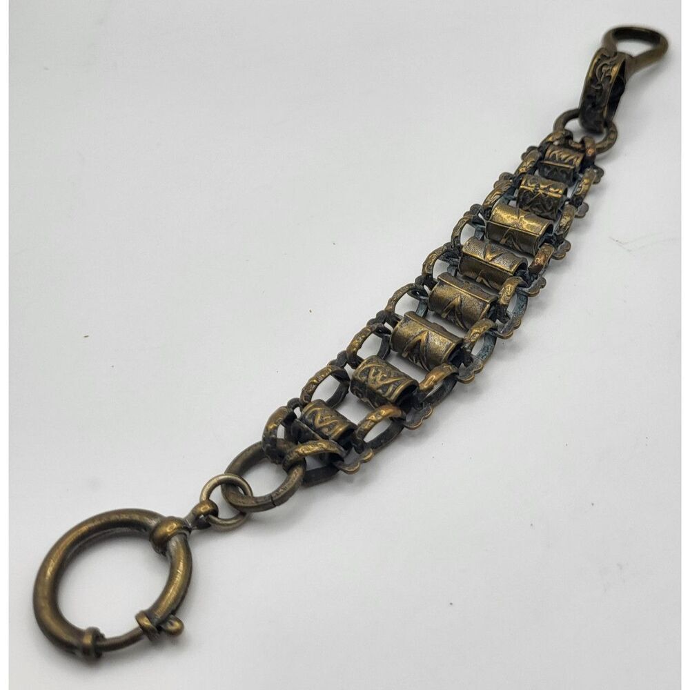 Antique 1900 Masonic Knights Templar Sword Chain 8in Freemason